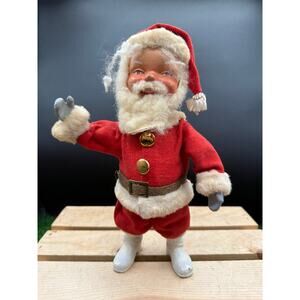 Antique Wind-Up Santa Figurine – No Key